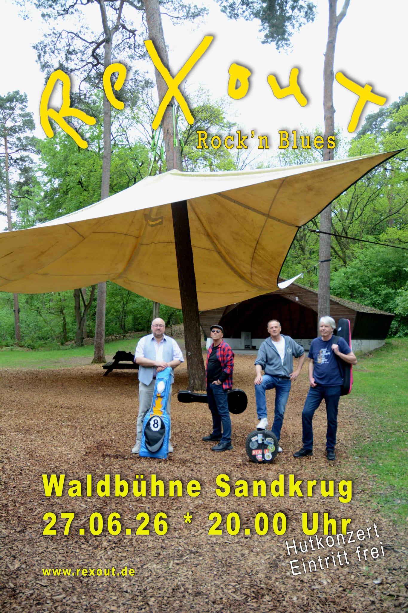 ReXout live auf der Waldbühne Sandkrug